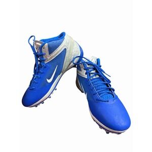 NIKE Alpha Talon Elite 3/4 TD NFL Lions Blue Molded Football Cleats NEW Mens‎ 13